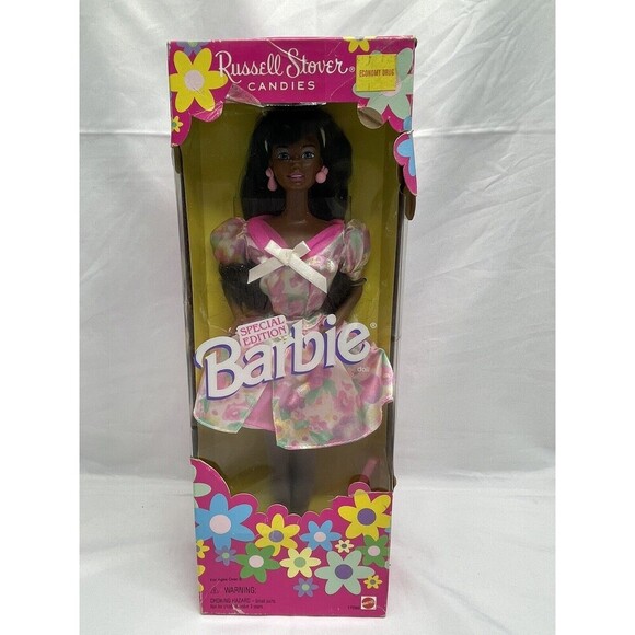 1996 Mattel African American Barbie Doll Russell Stover Candies Special Edition - Picture 5 of 16